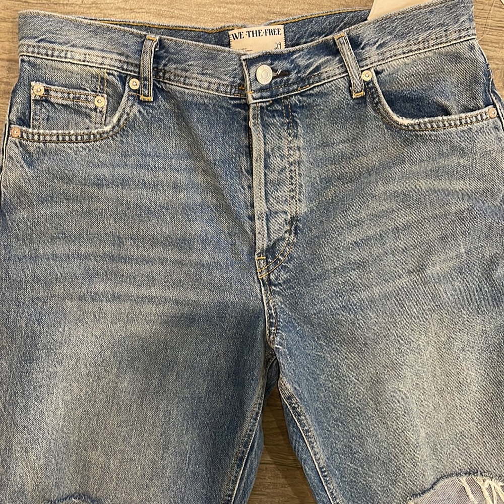 We the Free/ free people Maggie mid rise jeans straight leg size 29/8 - Picture 2 of 5